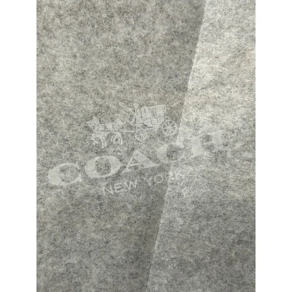 Coach New York‎ Logo Tissue Paper White Horse and Carriage Gift Wrap 23x12 4pcs