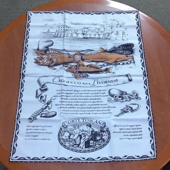 Cacciucco alla Livornese Kitchen Towel