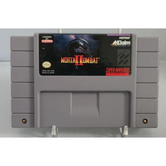 Mortal Kombat II - Super Nintendo (SNES) 1994 Cartridge Only Authentic & Tested