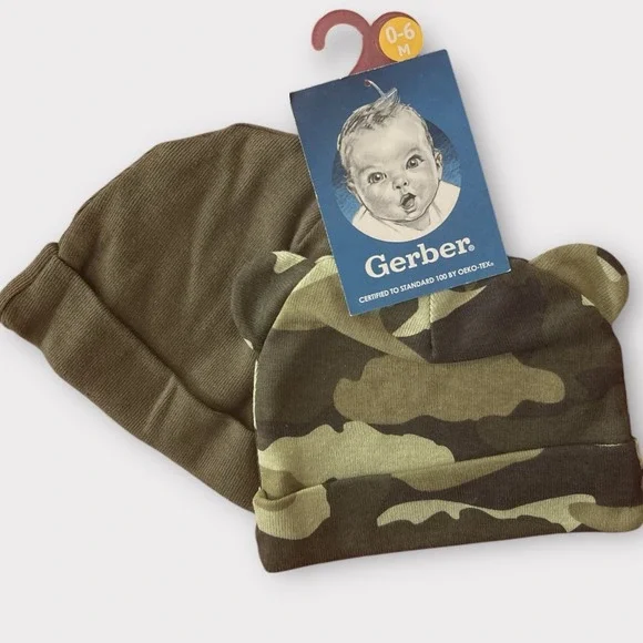 Baby 0-6 months‎ camo beanie cap