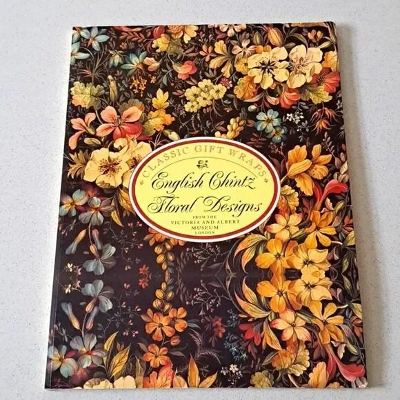 English Chintz Floral Designs Classic Gift Wraps Victoria & Albert Museum London