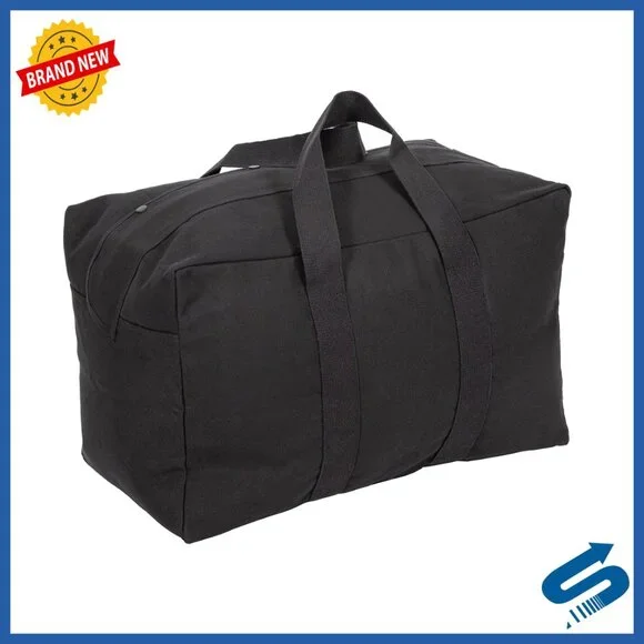 Canvas Travel Duffel Bag Rugged Classic Unisex Gear Storage Large Capacity