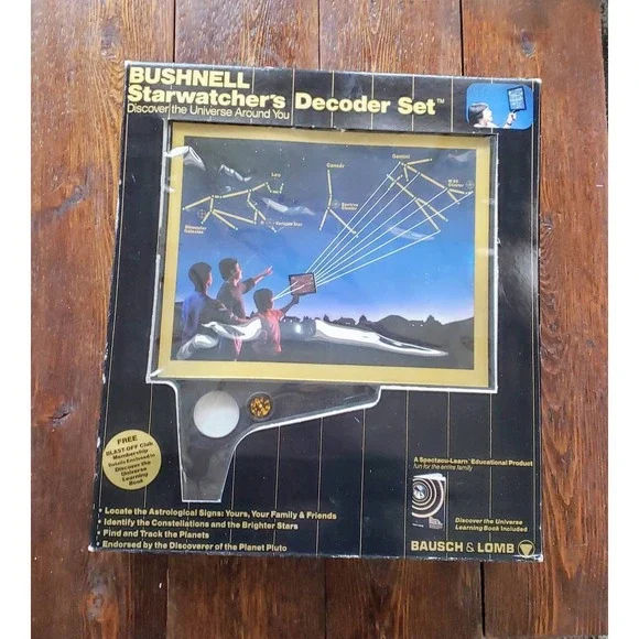 Bushnell‎ Statwatchers Decoder Set | vintage Bausch Lomb 18-0400 kids astronomy