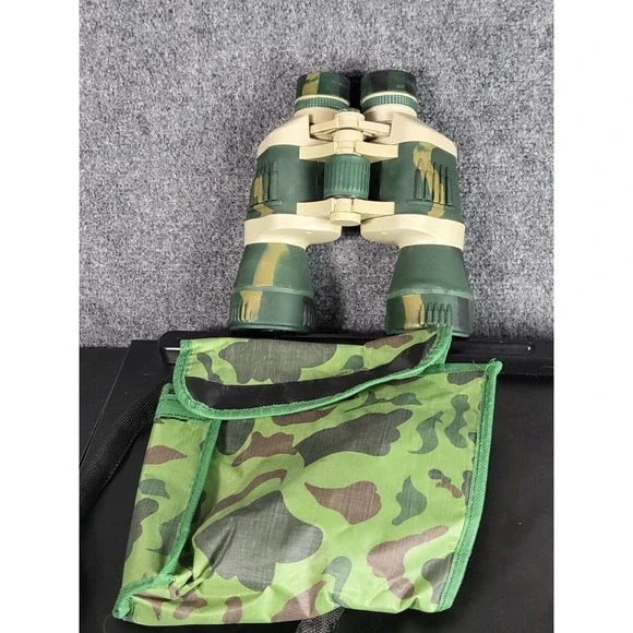 Breaker Cobra Binoculars 20 X 50 Built In Compass‎ camouflage with case