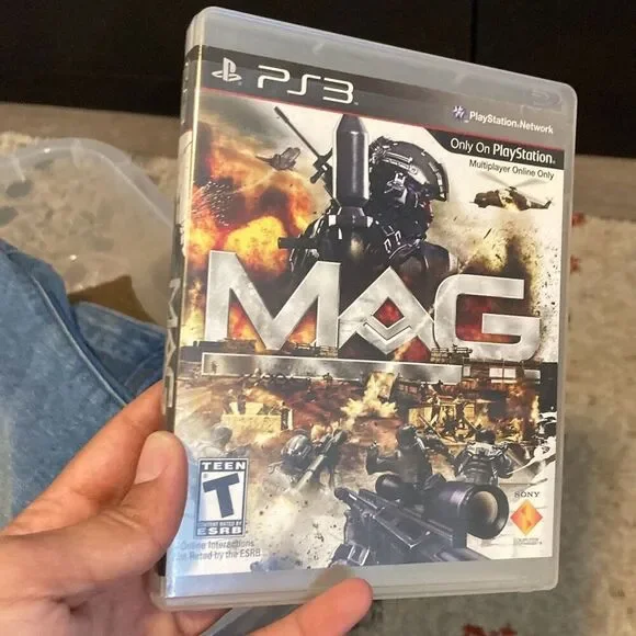 MAG PS3 Game – Massive Action Shooter Multiplayer Only w/ Case & Disc