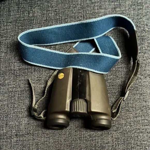 Swift Gray Binoculars with Blue Strap
