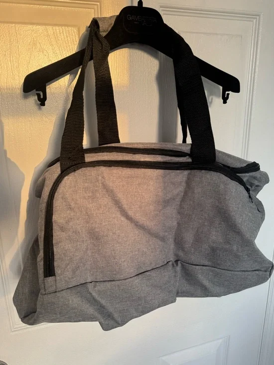 Gray Weekend Duffel Bag - Lightweight Travel Tote