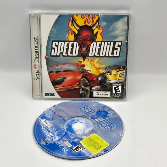 Sega Speed Devils Dreamcast Unisex OS Multi Color Racing Arcade Hot Rod Gaming