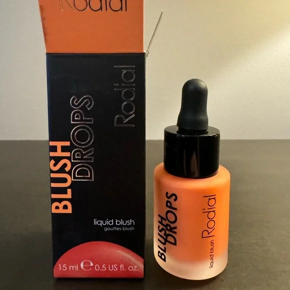 Rodial Glass Highlighter Blush Drops Apricot Sorbet 15 ml .5 oz Full Size NIB
