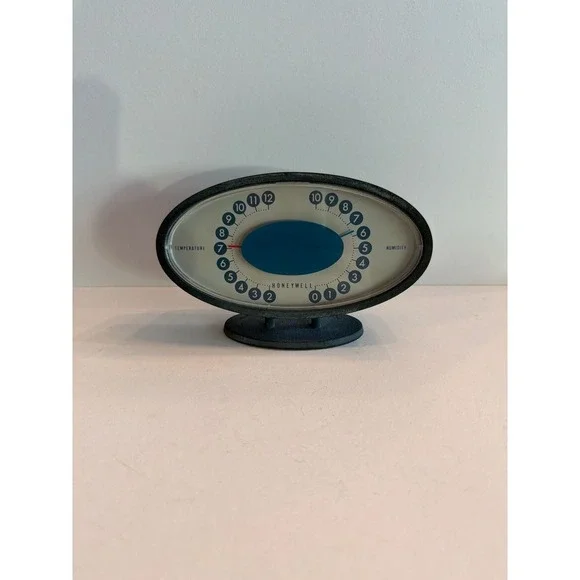 Vintage Honeywell Climate Eye Desktop‎ Temperature and Humidity Gauge