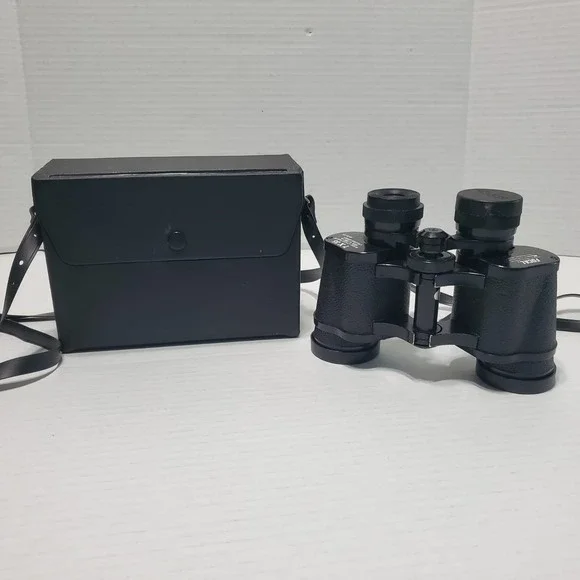 Vintage Focal Binoculars 7 X 35 Wide Angle Kmart‎ 525ft at 1000 yards With Case