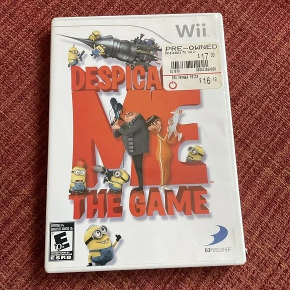 Despicable Me: The Game For Wii 2010 Complete‎ tested