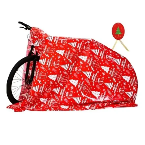 6 Jumbo Christmas Gift Bags 72”x60” Plastic Extra Large X-mas 5 Red 1 Green b3