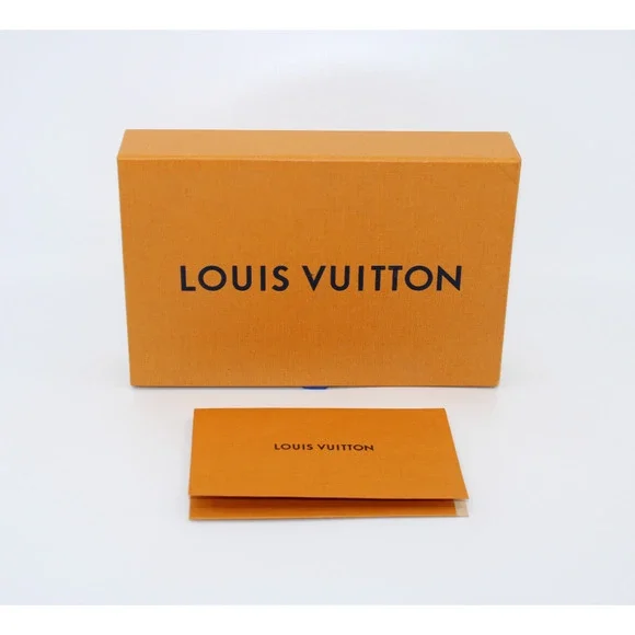 LOUIS VUITTON Empty Orange Drawer Style Box For Wallet 8