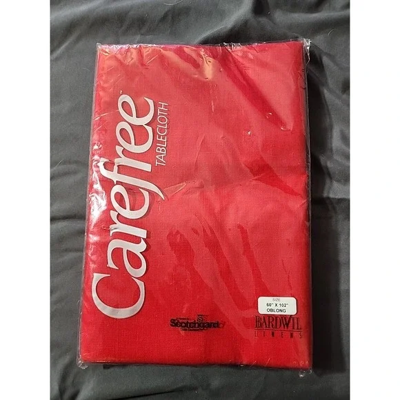 Bardwil Carefree Tablecloth Red 60