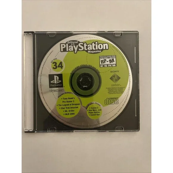 Official U.S. PlayStation Magazine 34 PlayStation 1 PS1- Disc Only