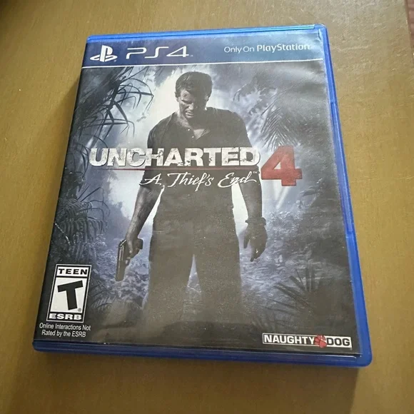 Uncharted 4: A Thief's End for PS4 - Blue Case