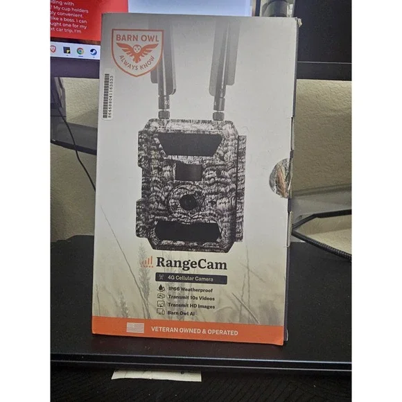 Barn Owl Range Cam 4G Wide 100° View‎ Remote monitoring solution *READ**