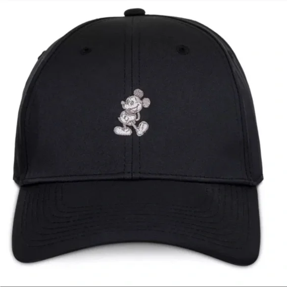 Disney Parks Mickey Mouse Baseball Hat Nike Legacy 91 Dri-fit Black Adjustable