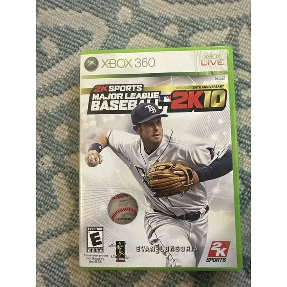 Major League Baseball 2K10 -‎ Microsoft Xbox 360 Pristine Tested Authentic