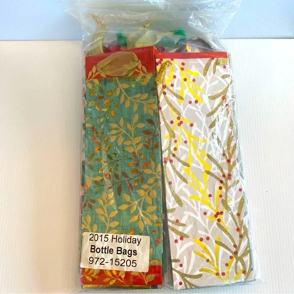 20 PCs Wine Bottle Gift Bags with Handles for Wedding, Birthday, House …