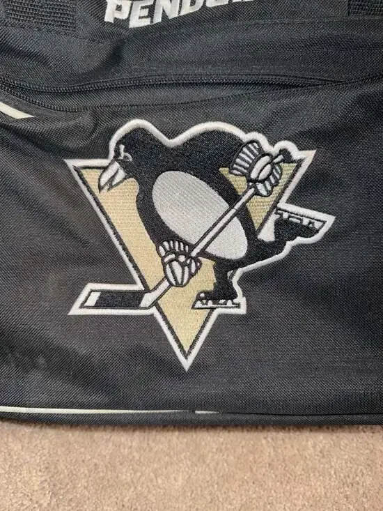 Pittsburgh Penguins Action Pack Duffel Gym Bag, ￼Embroidered Logo