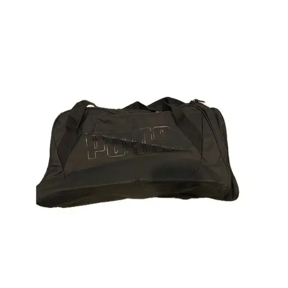 Puma Training Black on Black Gym Duffel Bag 18