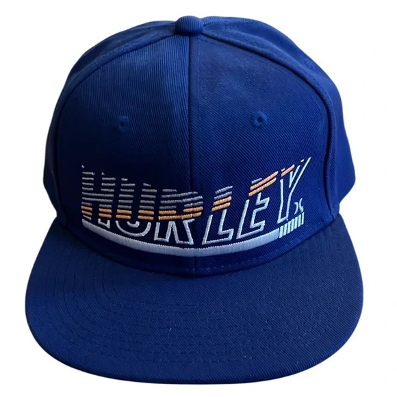 NWOT HURLEY BASEBALL HAT CAP ADJUSTABLE BLUE OSFM