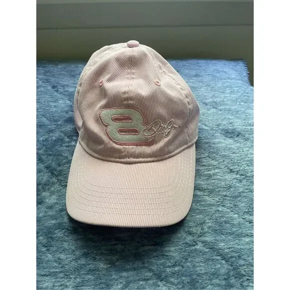 Hase Authentic NASCAR Dale Jr #8 Youth Pink Hat