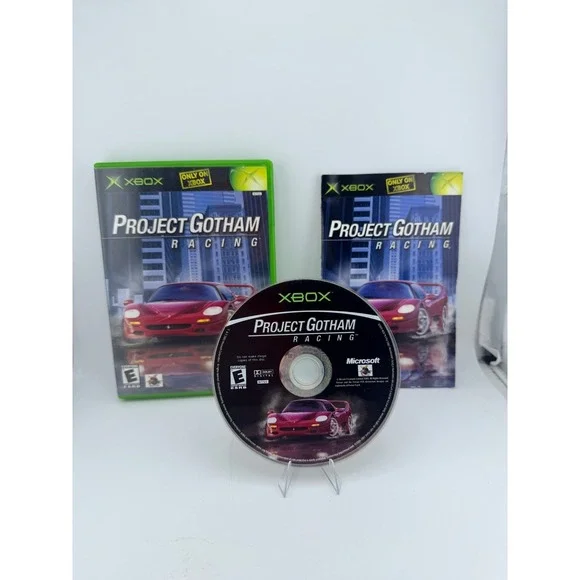 Project Gotham Racing Microsoft Xbox 2001 Original OG Xbox CIB Manual Included