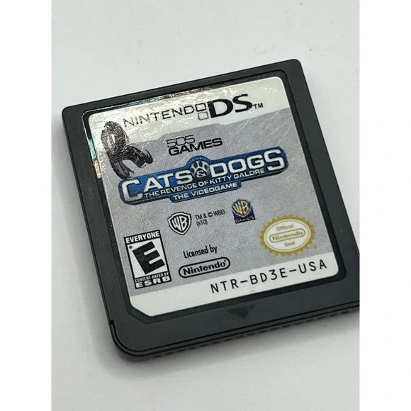 Nintendo Cats & Dogs: The Revenge of Kitty‎ Galore DS Game Cartridge