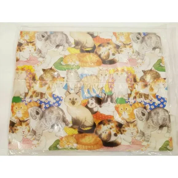 Vintage 1985 Current‎ Playful Cats Gift Wrap & Note Cards Kittens Pam Peltier
