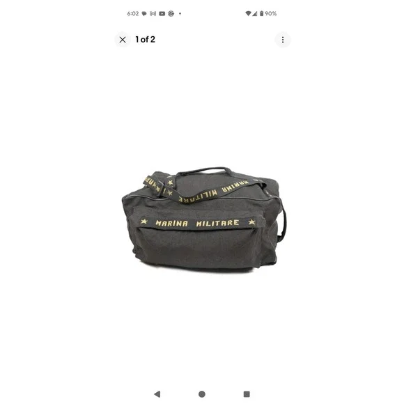 Italian Navy Military Duffle Bag Sea Sack Marina Militare