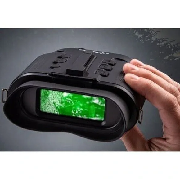 Sharper Image True Night Vision Binoculars Photo Video Capture Infrared Light