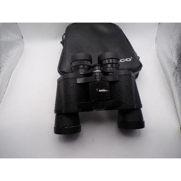 Tasco Zip Focus 2000 Binoculars 7x35mm 420ft/1000yds Black with Case‎