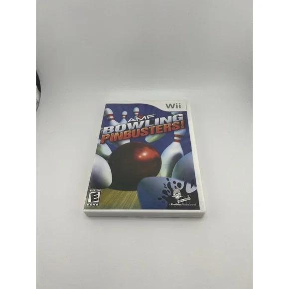 AMF Bowling Pinbusters‎ Nintendo Wii Game Complete CIB 2007 RVL-P-RMFE