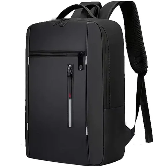 Business Laptop Backpack Men Large Black Nylon Professional Travel Bag
