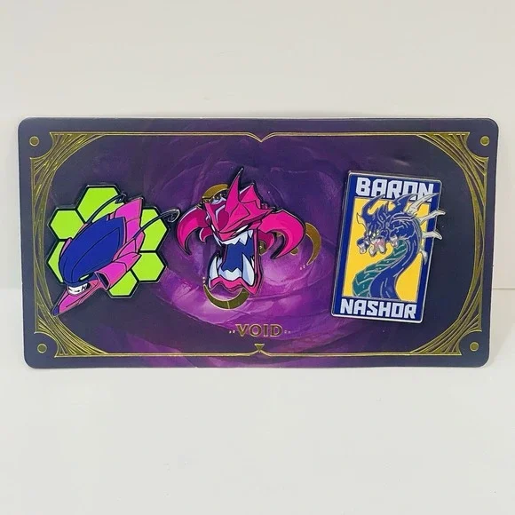 League Of Legends Void 2019 Pin Badge Riot Games Baron Nashor Kha'Zix Cho'Gath
