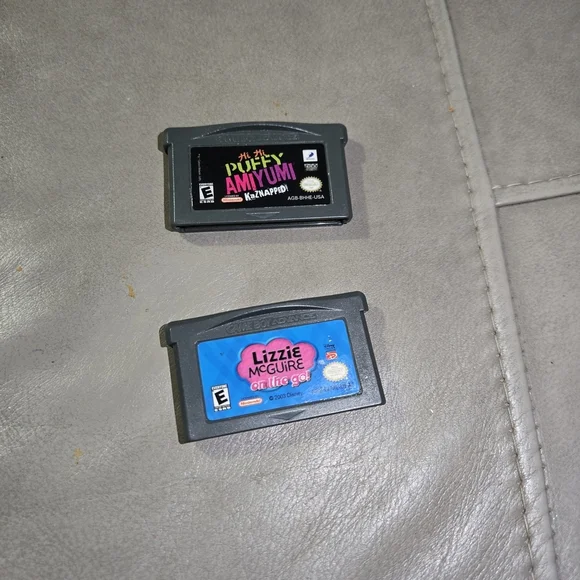 Nintendo Gameboy Advance Lizzy Mcguire & Puffy Amy Yumi Video Games