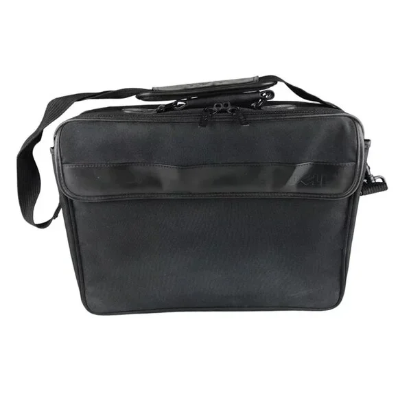 Dell Unisex Black Padded‎ Water Resistant Laptop Carrying Briefcase