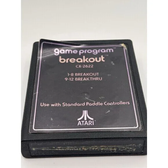 Vintage Breakout Video Game For Atari 2600 Untested