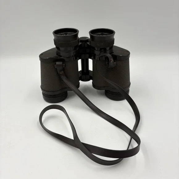 Vintage Focal Comfort-Vue 7x35 Binoculars Wide Angle Coated Optics Japan Black