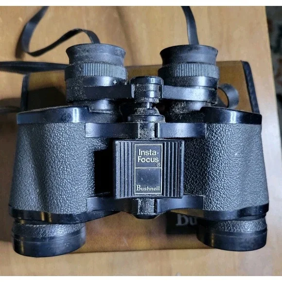 Vintage Bushnell Zoom Insta-Focus BINOCULARS 7X35 Sportview with carryon case