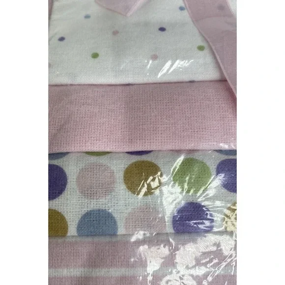 Luvable Friends Baby‎ Receiving Blankets 28x28 Flannel 4-Pack Pink Cotton New