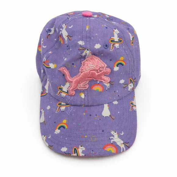 Girls Preschool '47 Lavender Detroit Lions Unicorn Clean Up Adjustable Hat