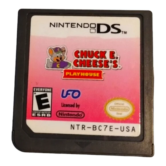 Nintendo DS Chuck E Cheese's Playhouse Video Game‎