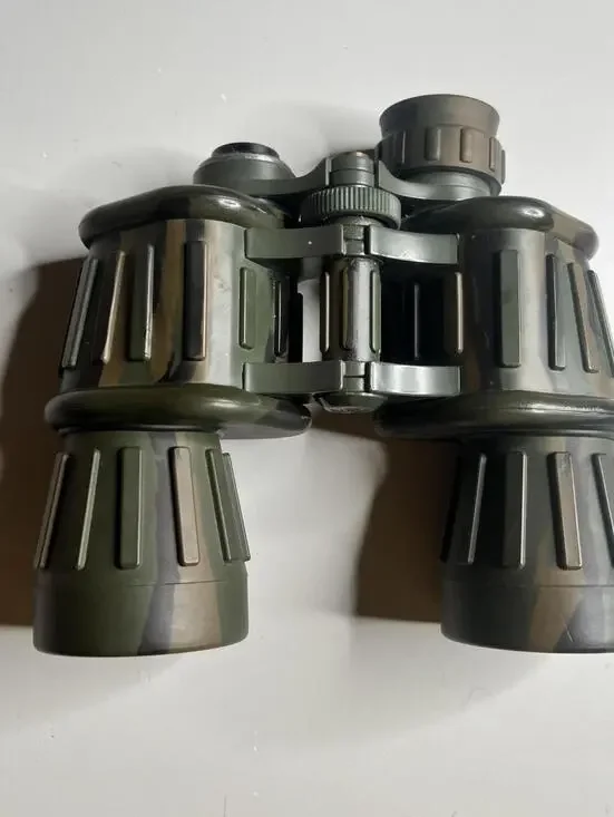 ZAKKORR 7x50 Binoculars Fully Coated Camo Green‎ Porro Prism Japan Hunting 7.1°