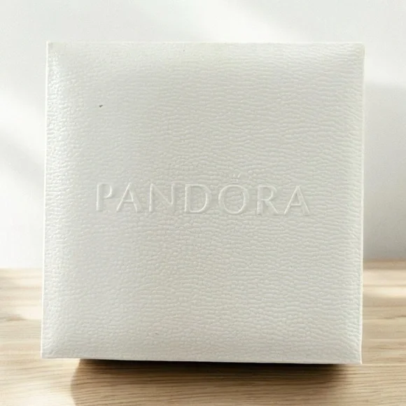 Pandora White Empty Hard Gift Box Gift Giving