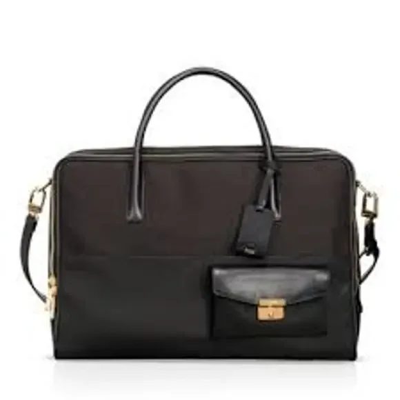 TUMI Larkin Marin Double Zip Brief Shoulder Bag