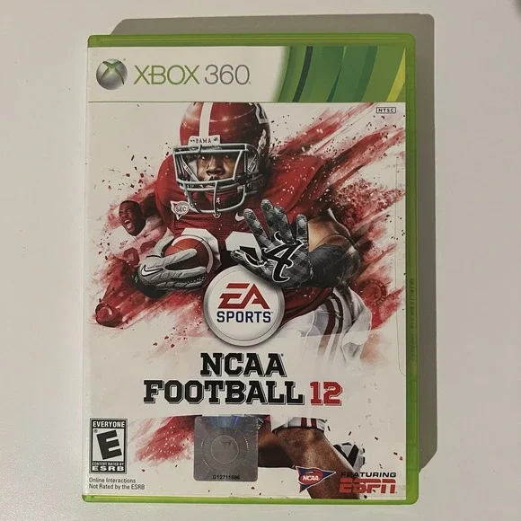 NCAA Football 12 -‎ Xbox 360 Game No Manual Tested Working